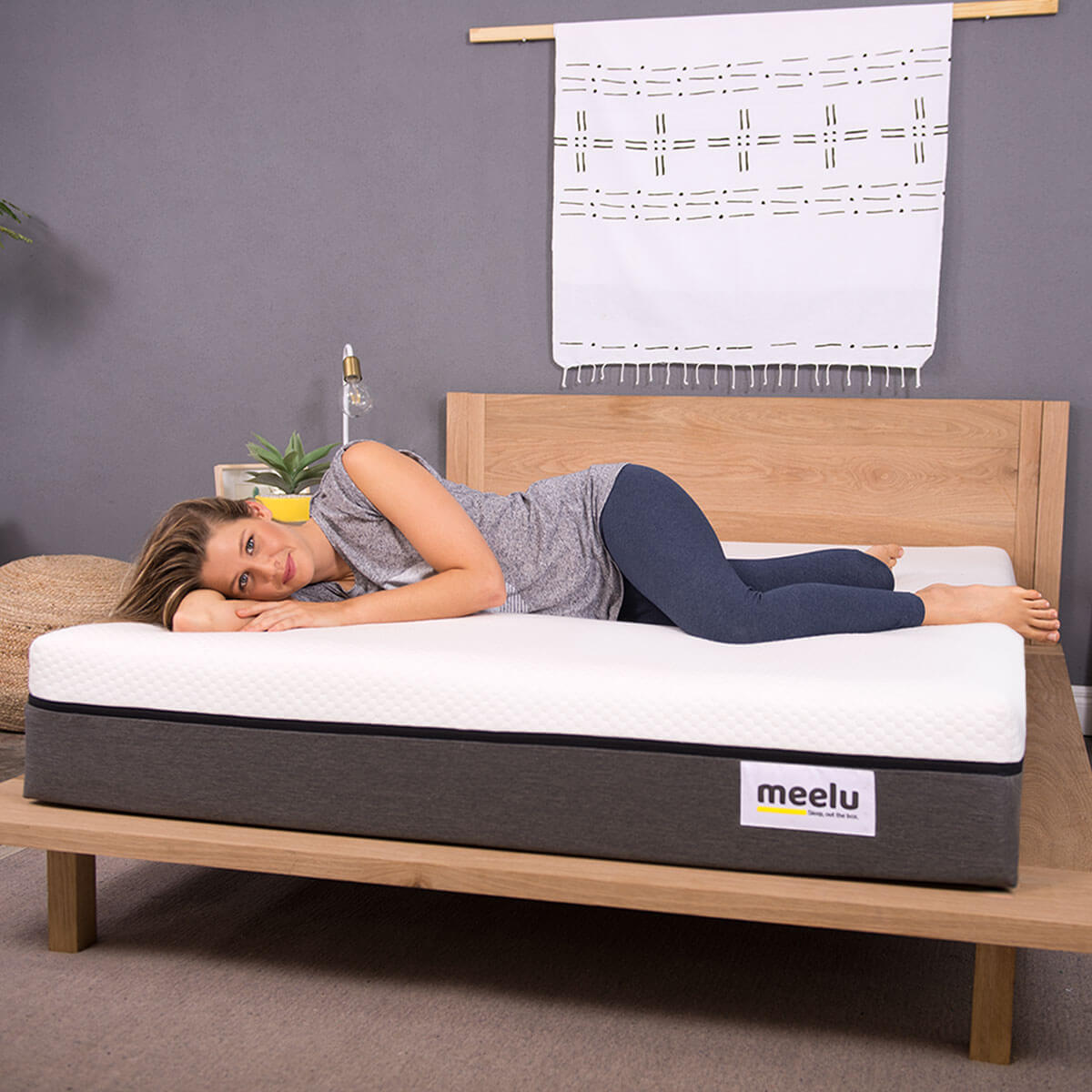 Woman lying on a top South African Mattress Brand